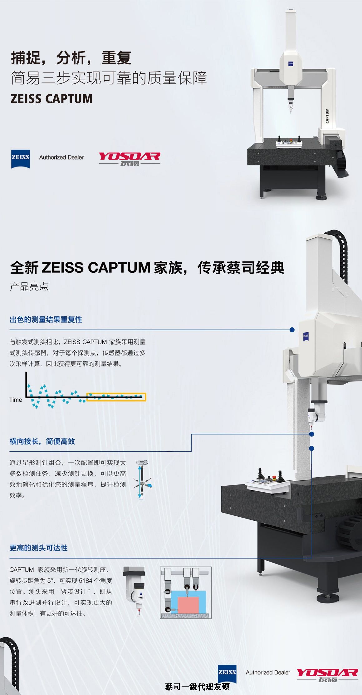 广州蔡司三坐标CAPTUM